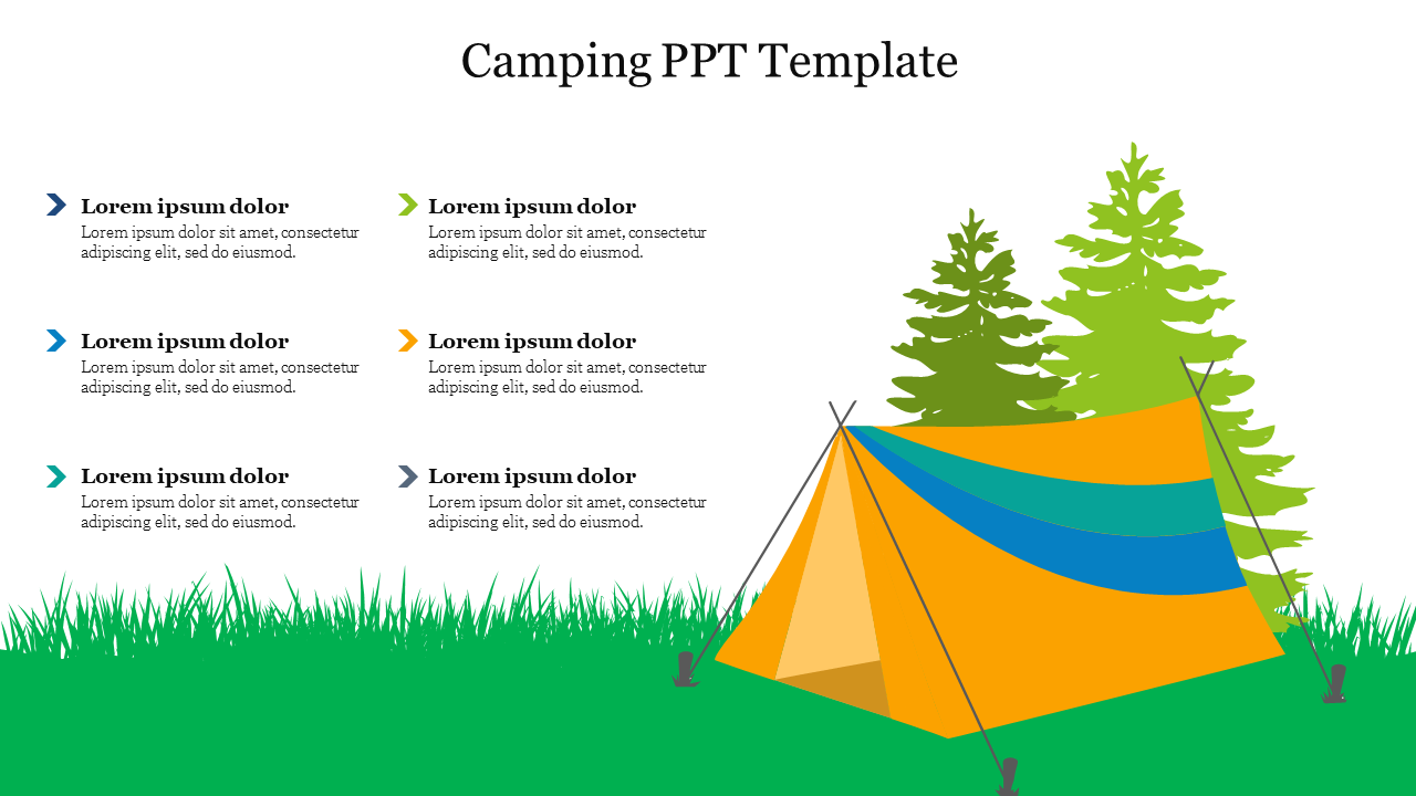 Camping PPT Template